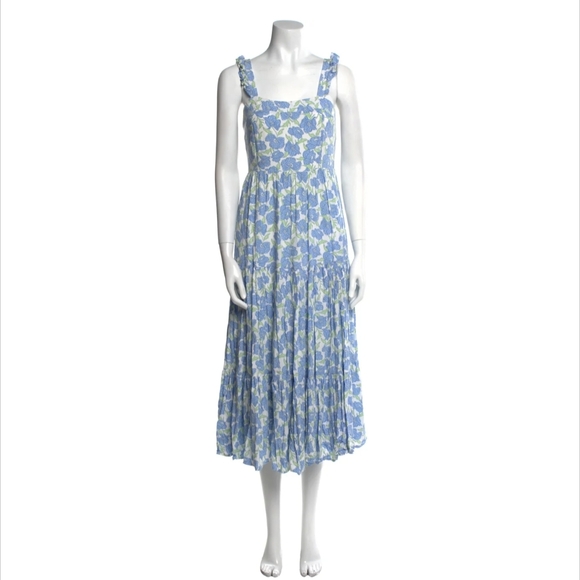 Haute Hippie Dresses & Skirts - Haute Hippie Boho Floral Tiered Midi Dress